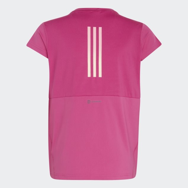 Camiseta Aeroready 3 Rayas Adidas Fucsia