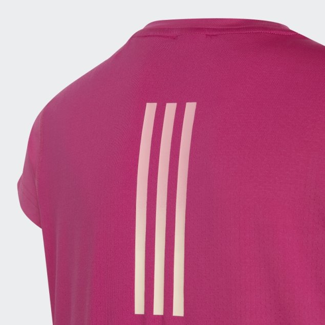 Camiseta Aeroready 3 Rayas Adidas Fucsia