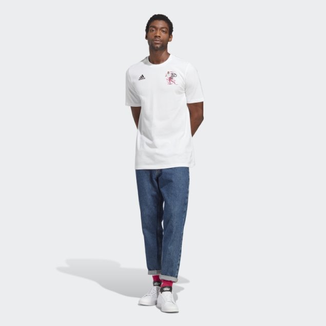 Pogba Icono Gráfico Camiseta Adidas Blanco