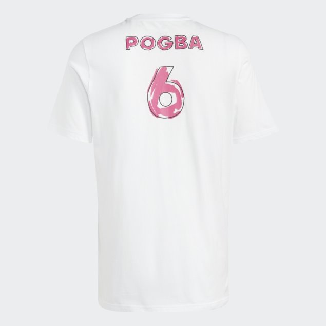 Pogba Icono Gráfico Camiseta Adidas Blanco