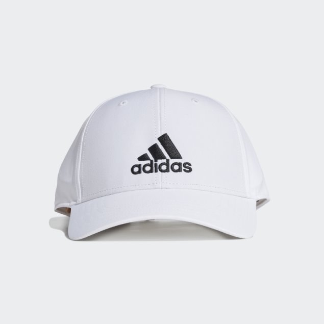 Gorra De Beisbol Ligera Bordada Adidas Blanca