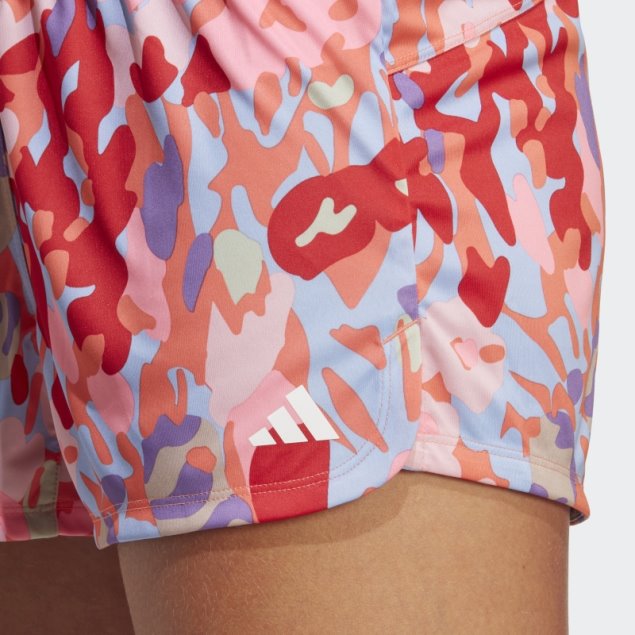 Pacer Aeroready Train Essentials Minimal Branding Pantalones Cortos Con Estampado Floral Adidas Coral