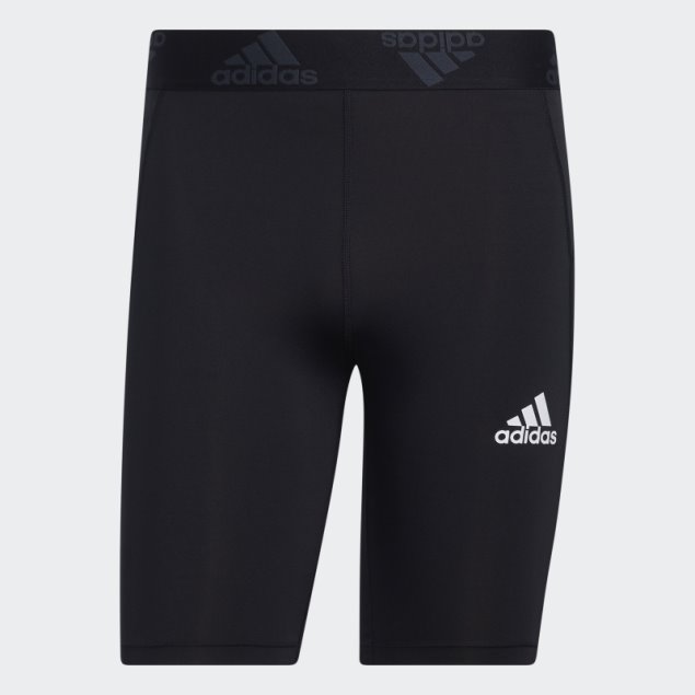 Mallas Cortas Adidas Techfit Negras