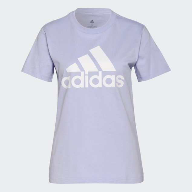 Camiseta Con Logo Essentials En Tono Violeta De Adidas