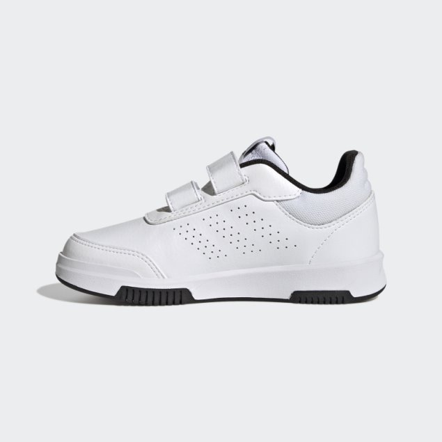 Zapatillas Adidas Tensaur Con Gancho Y Lazo Negras