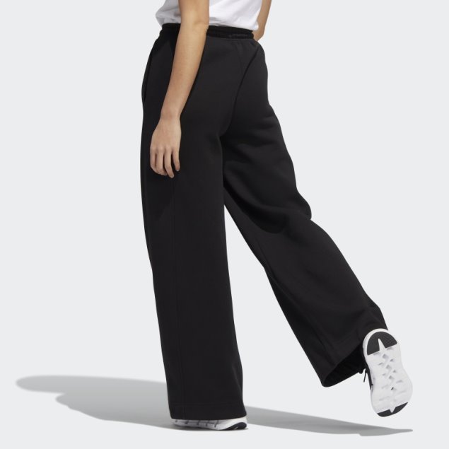 Pantalon Ancho De Forro Polar All Szn Negro Adidas