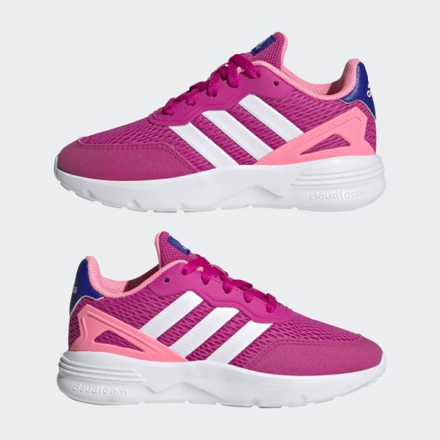 Zapatillas Adidas Fucsia Nebzed Lifestyle Lace