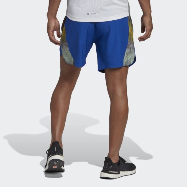Shorts De Entrenamiento Con Gráfico Hiit Aeroready Azul Real Diseñados Para El Movimiento Adidas