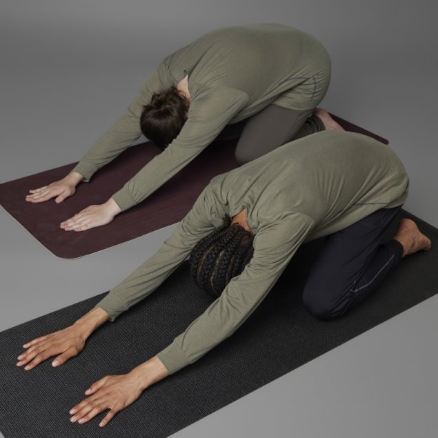 Camiseta De Manga Larga De Yoga Branch Authentic Balance Adidas