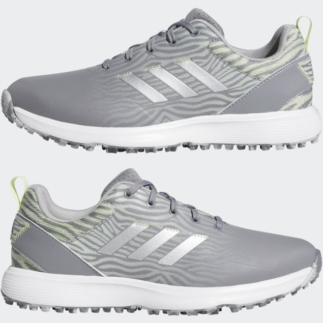Zapatos De Golf Mujer Adidas S2g Sin Clavos Gris