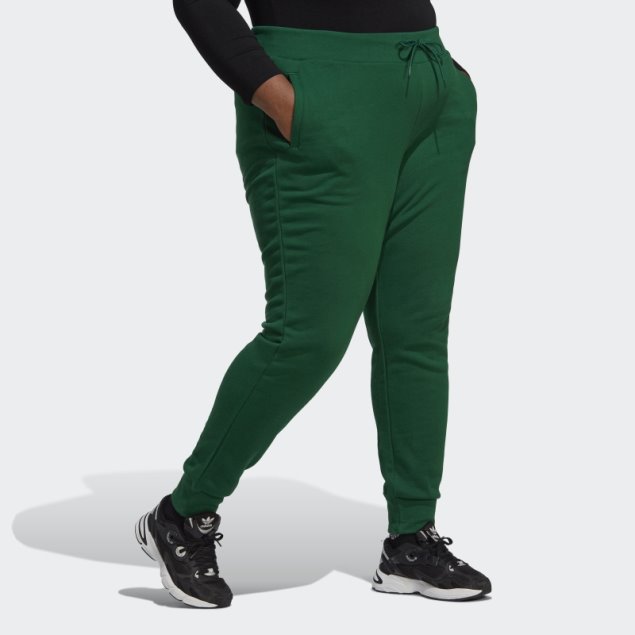 Joggers Ajustados Verde Oscuro Adicolor Essentials (tallas Grandes) Adidas