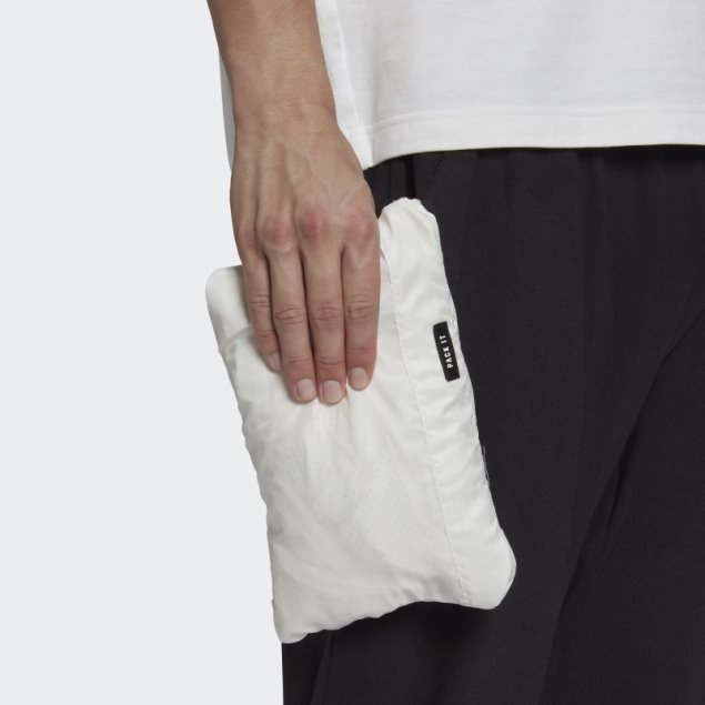 Chaqueta Cortavientos Adidas Blanca