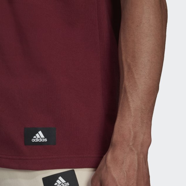 Rojo Adidas Sportswear Future Icons 3-stripes Camiseta Moda