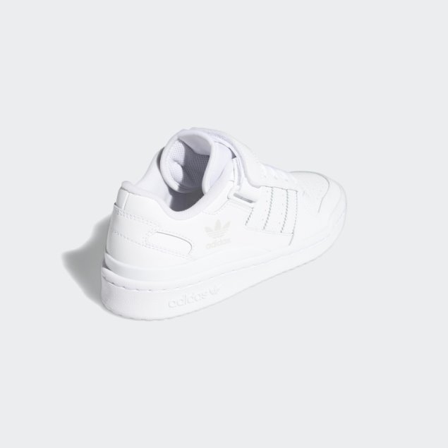 Foro Bajo Zapatos Blanco Adidas Moda