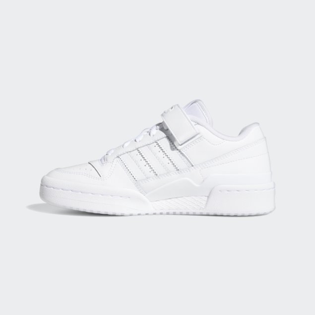 Foro Bajo Zapatos Blanco Adidas Moda
