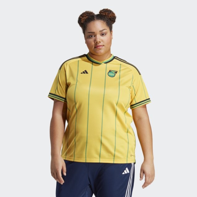 Adidas Camiseta Dorada Jamaica 23 Primera Equipación (talla Grande)