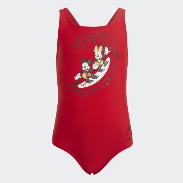 Escarlata Adidas X Disney Minnie Mouse Surf Traje De Baño Moda