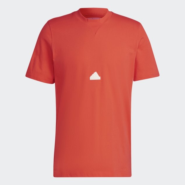 Adidas Camiseta Clásica Roja