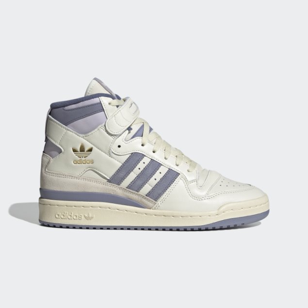 Adidas Forum 84 Alto Zapatos Plata Violeta