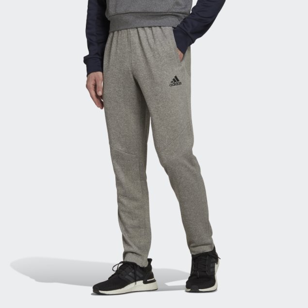 Aeroready Game And Go Joggers Cónicos Con Logo Pequeño Adidas Mgh Gris Sólido