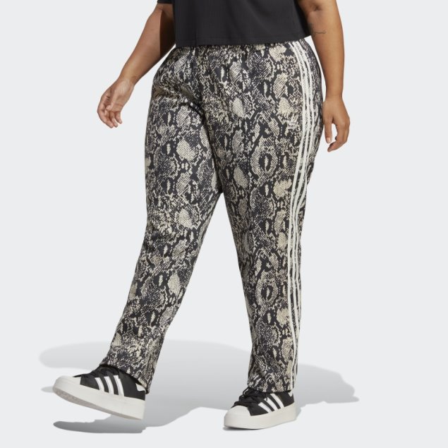 Pantalones De Chándal Negros De Pitón (tallas Grandes) Adidas