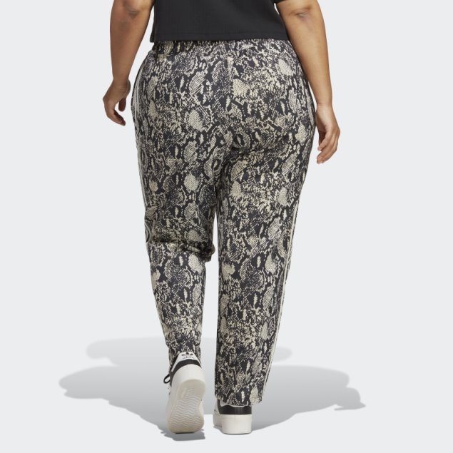 Pantalones De Chándal Negros De Pitón (tallas Grandes) Adidas