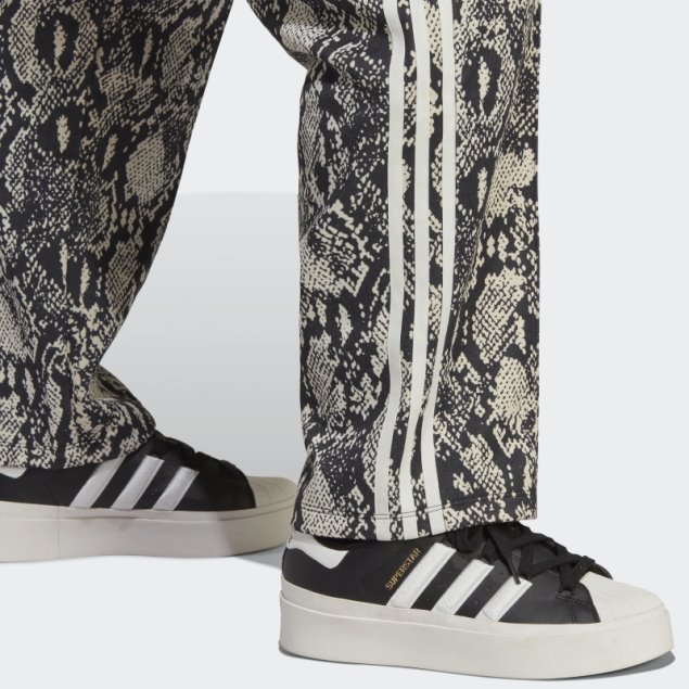 Pantalones De Chándal Negros De Pitón (tallas Grandes) Adidas