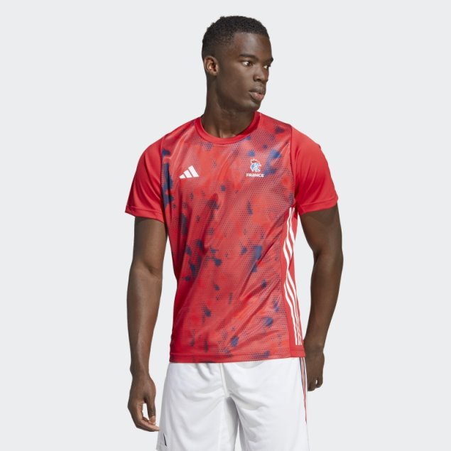 Camiseta Roja Adidas Balonmano Francia