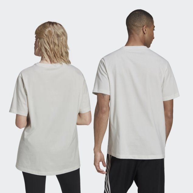 Camiseta Divertida De Dino (género Neutro) Adidas Blanca