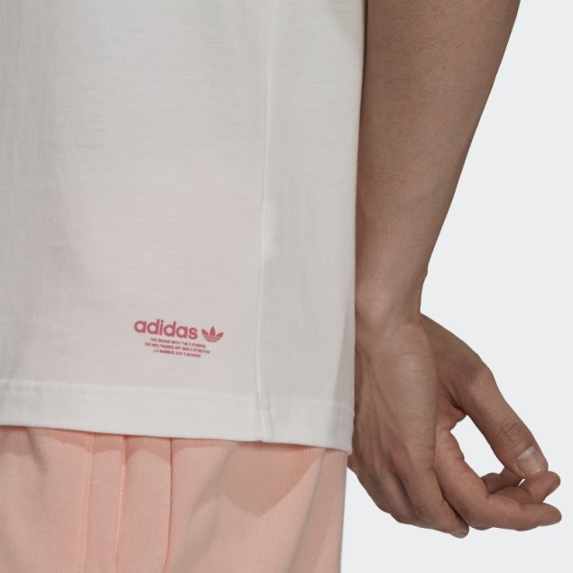 Camiseta Divertida De Dino (género Neutro) Adidas Blanca