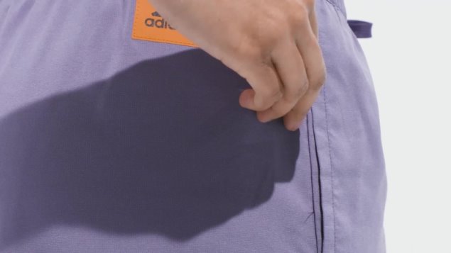 Adidas Hoop York City Pinned Shorts Morado Técnico