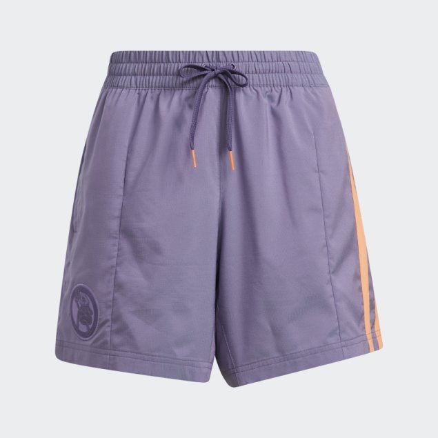 Adidas Hoop York City Pinned Shorts Morado Técnico