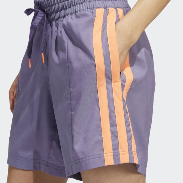 Adidas Hoop York City Pinned Shorts Morado Técnico