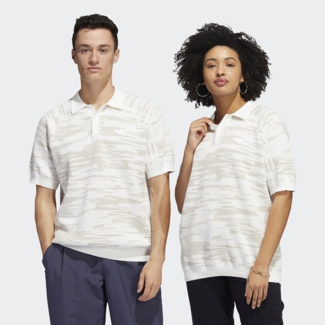 Camiseta Polo De Punto Nora Blanca (género Neutral) Adidas