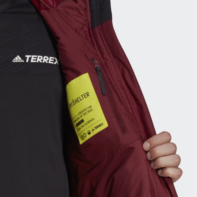 Chaqueta Roja Con Capucha Terrex Myshelter Adidas