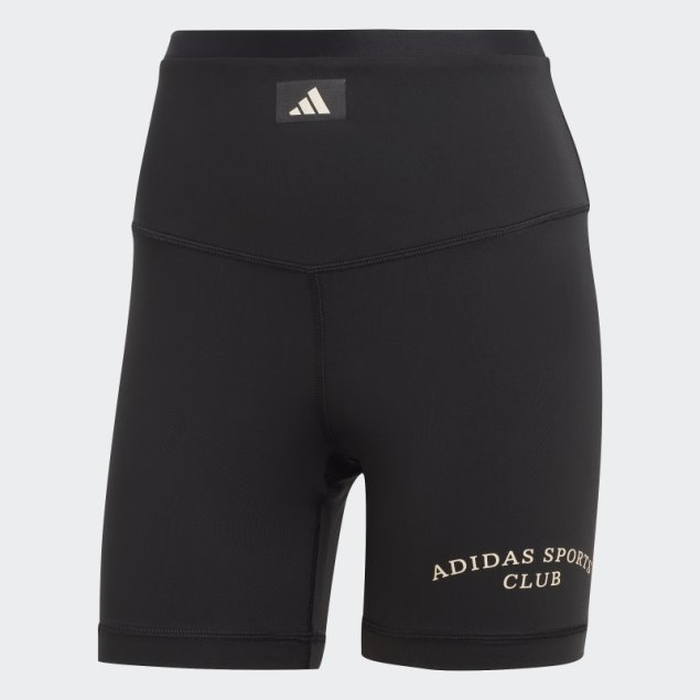 Leggings Negros De Cintura Alta Sports Club Adidas