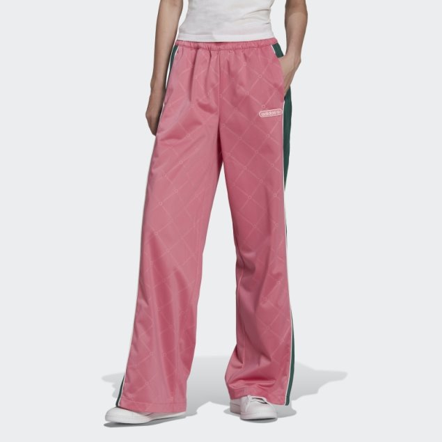 Pantalón De Chándal De Lujo Retro De Adidas Tono Rosa Moda