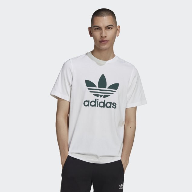 Adidas Adicolor Classics Trefoil Camiseta Verde Mineral