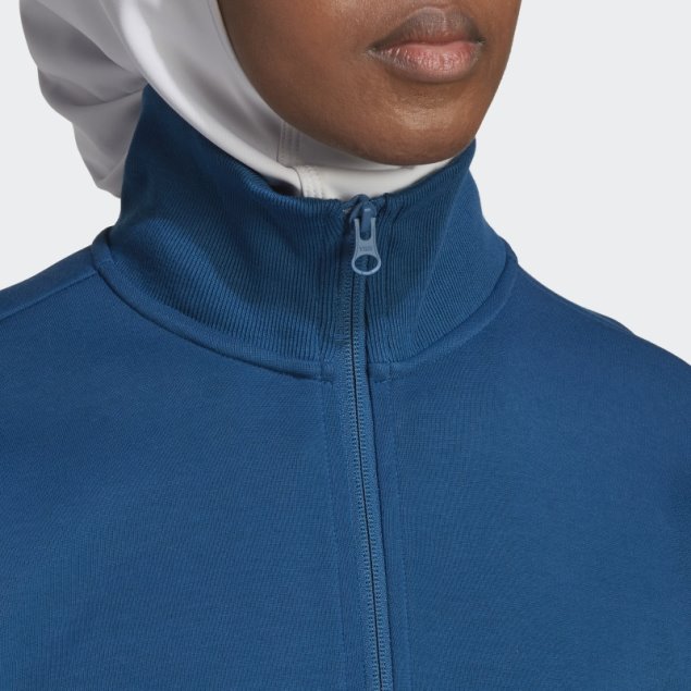 Sudadera Con Cremallera De Un Cuarto De La Insignia De Iconos Del Futuro Marino Adidas