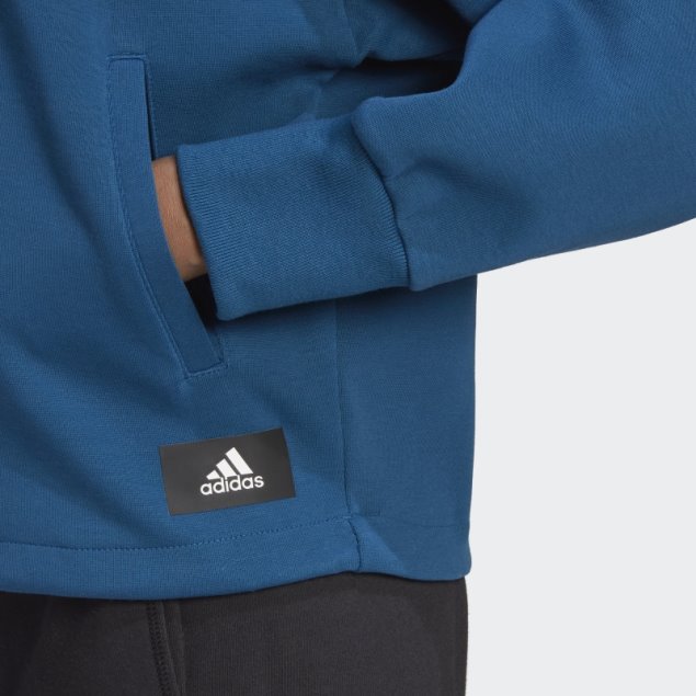 Sudadera Con Cremallera De Un Cuarto De La Insignia De Iconos Del Futuro Marino Adidas