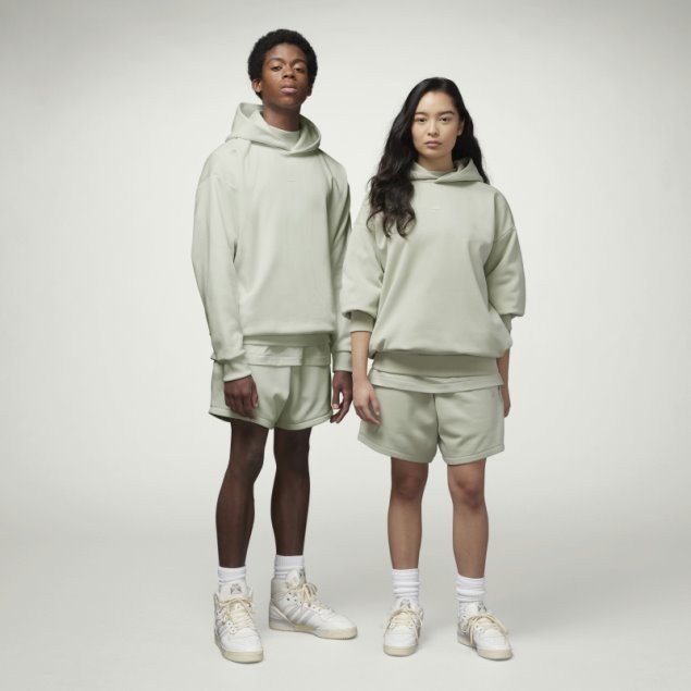 Adidas Sudadera Con Capucha De Baloncesto De Moda Verde