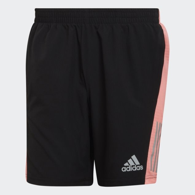 Adidas Own The Run Shorts Rojo ácido