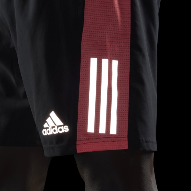 Adidas Own The Run Shorts Rojo ácido