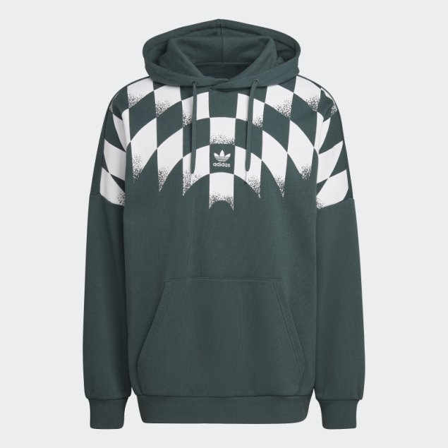 Sudadera Con Capucha Verde Mineral Adidas Rekive Graphic Caliente