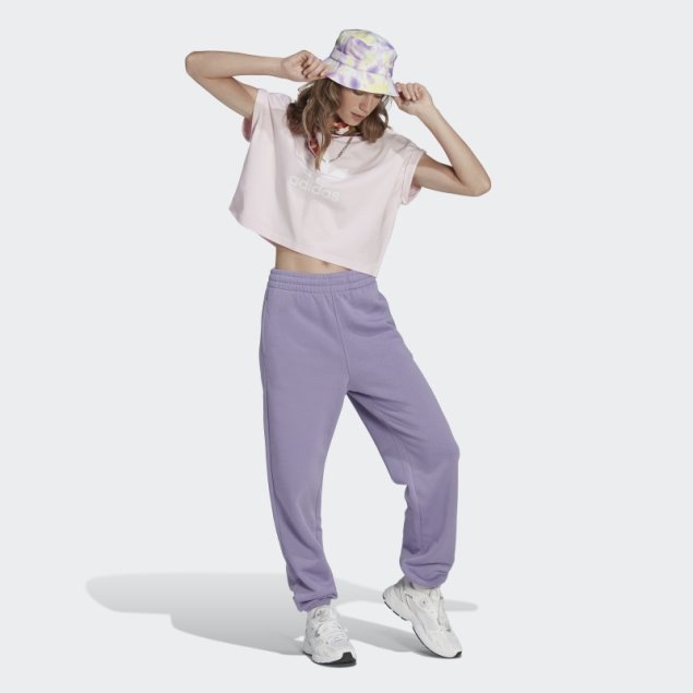 Jogger Adidas Essentials Polar Lila