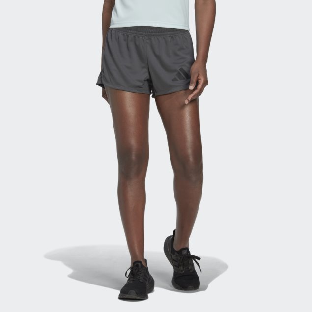 Adidas Pacer 3-bar Knit Shorts Gris