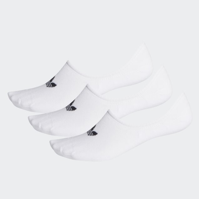 Calcetines Corte Bajo Adidas Blancos 3 Pares