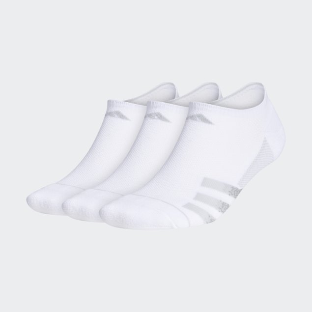 Calcetines Invisibles Con Rayas Superlite Blancas Elegantes 3 Pares Adidas