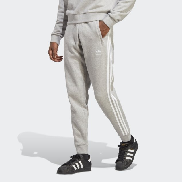 Joggers Adicolor Classics 3 Rayas Gris Medio Adidas