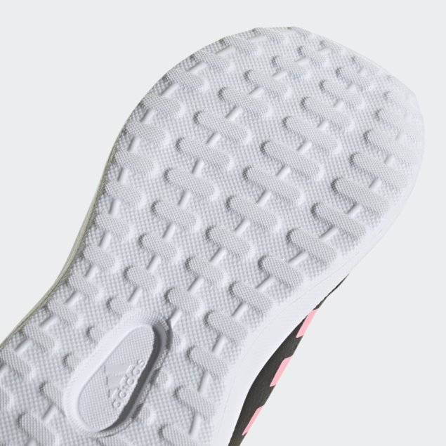 Zapatillas Adidas Fortarun 2.0 Cloudfoam Con Cordones Elásticos En Negro